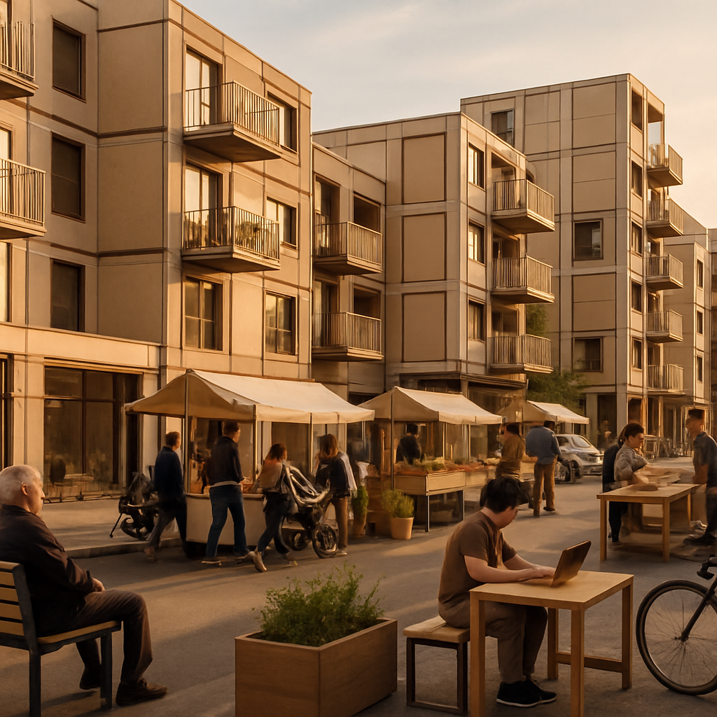 Flexible Raumkonzepte für Stadtquartiere Scharoun-Luenen